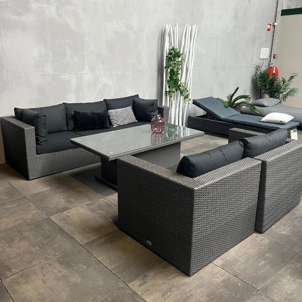 Fonteyn Salou Loungeset Combi 2 Showroommodel, Tuin en Terras, Ophalen, 5 zitplaatsen, Gebruikt, Bank