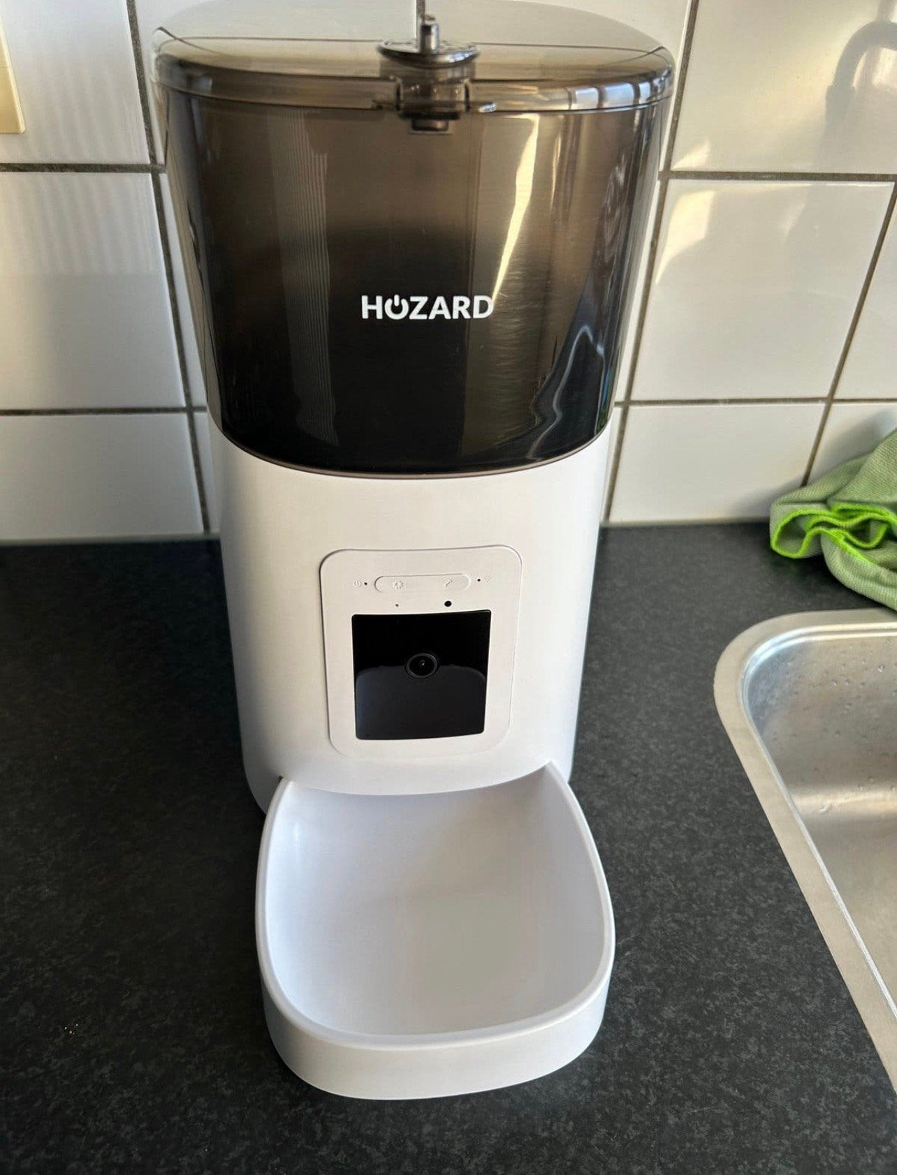 Automatische voerbak, Ophalen, Zo goed als nieuw