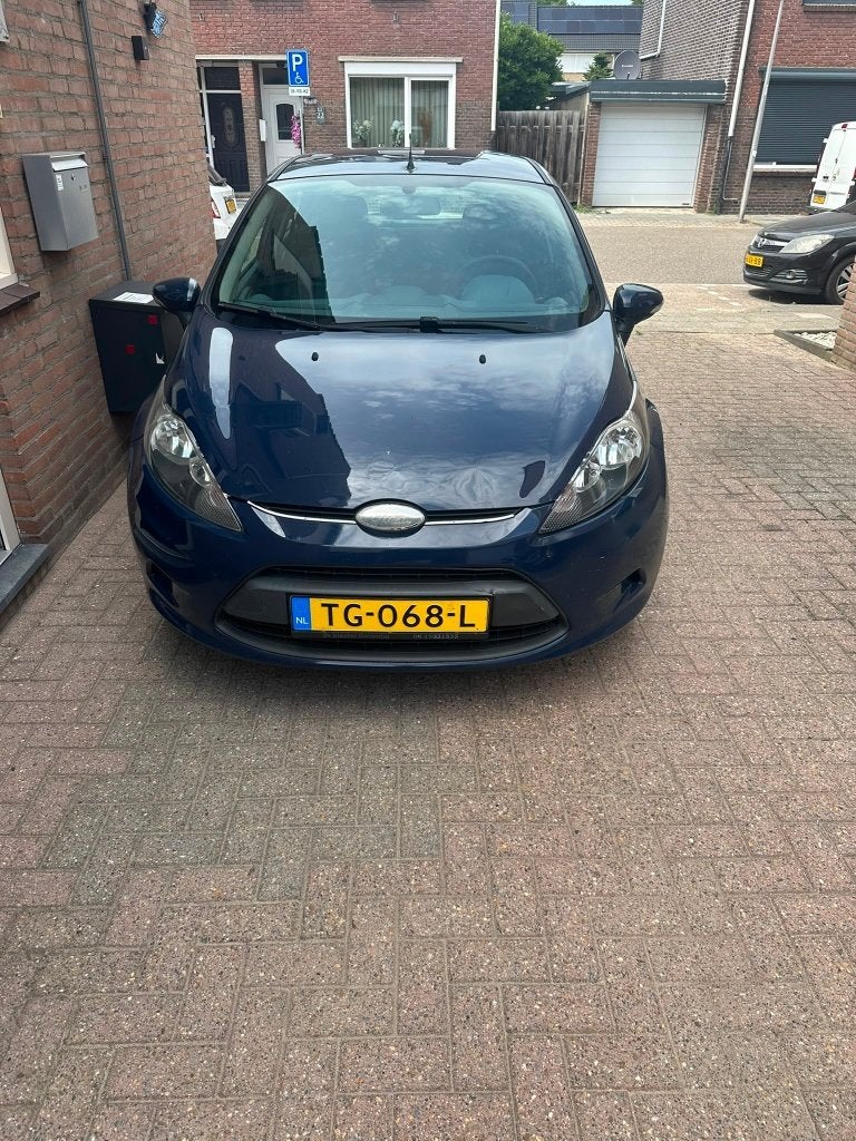 Ford Fiësta 1.25 60KW 5DR 2009 Blauw, Voorwielaandrijving, Stof, Blauw, Handgeschakeld