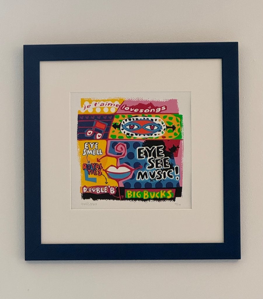 Jean-Paul Marsman – gesigneerde pop-art zeefdruk 55/100, Gelimiteerde oplage, Ophalen, Abstract, Zeefdruk