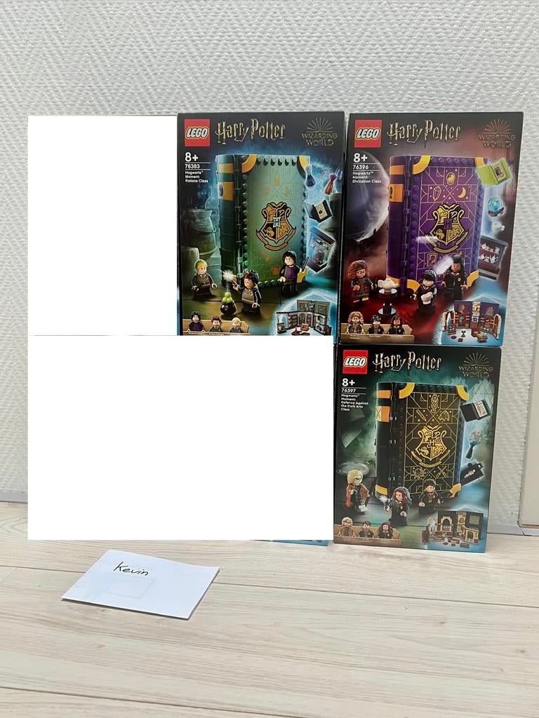 LEGO Harry Potter 76383, 76396 en 76397. Nieuw in doos, Ophalen of Verzenden, Zo goed als nieuw