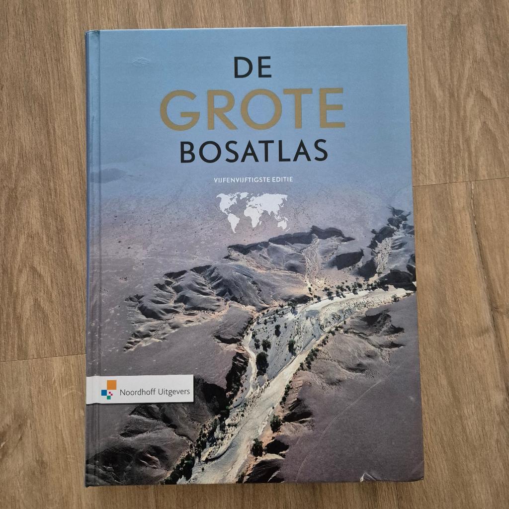 De Grote Bosatlas - 55e editie, Boeken, Bosatlas, Verzenden, 2000 tot heden, Zo goed als nieuw