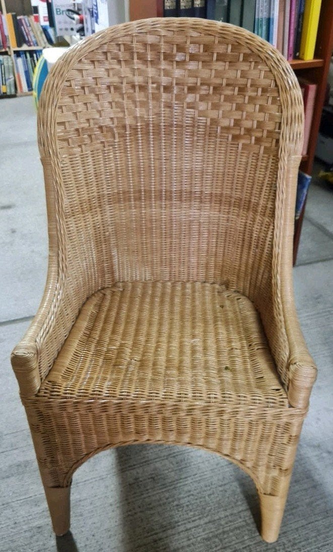 Rotan stoel - Comfortabel en stijlvol, Huis en Inrichting, Stoelen, Gebruikt, Eén, Riet of Rotan, Bruin, Ophalen