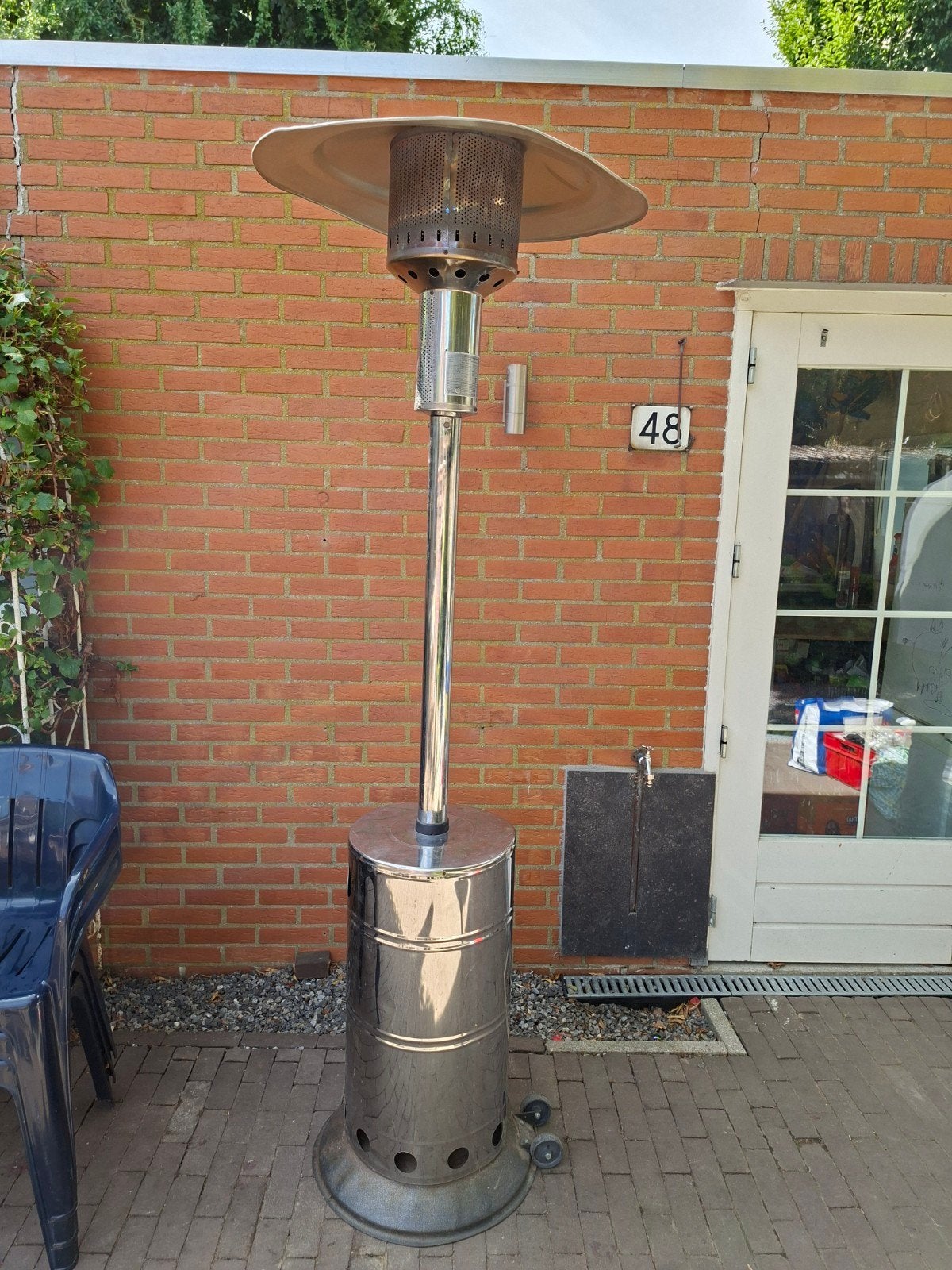 Terrasheater op gas - Landmann-Peiga 14 KW, Tuin en Terras, Terrasverwarmers, Ophalen, Gebruikt, Gas, Vloer
