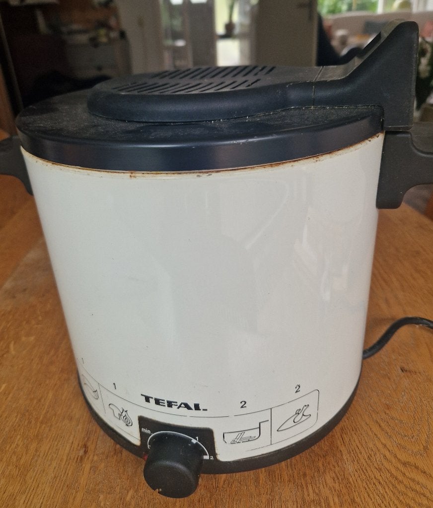 Vintage Tefal friteuse, Overige typen, Ophalen, Gebruikt