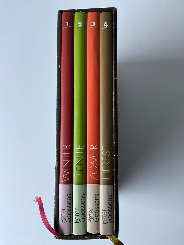 Peter Goossens Kookboekenbox,4 Jaargetijden Fine Dining, Ophalen of Verzenden, Gelezen, Nederland en België, Overige typen