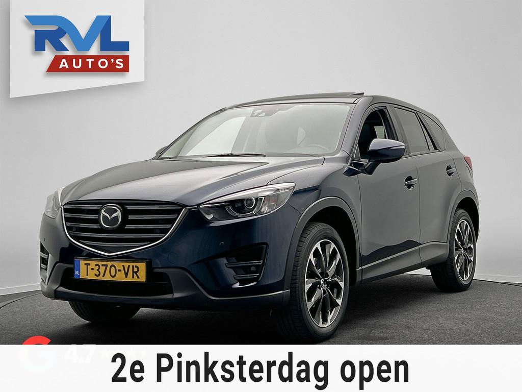 Mazda CX-5 2.5 SkyActiv-G 192 GT-M 4WD | Pano/Dak | Trekhaak, Auto's, Mazda, Automaat, Blauw, 1415 kg, SUV of Terreinwagen