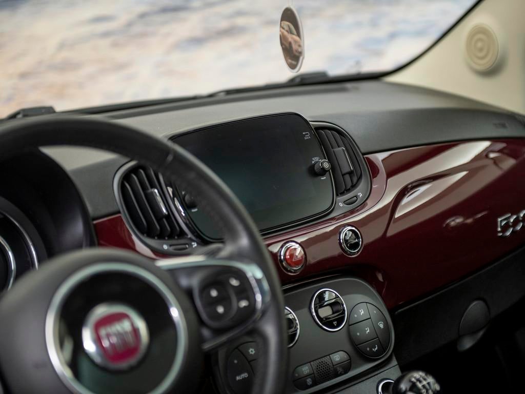 Fiat 500 0.9 TwinAir Turbo Collezione Mirror, NAP, leer, pan, Auto's, Fiat, Voorwielaandrijving, Gebruikt, Leder en Stof, 905 kg