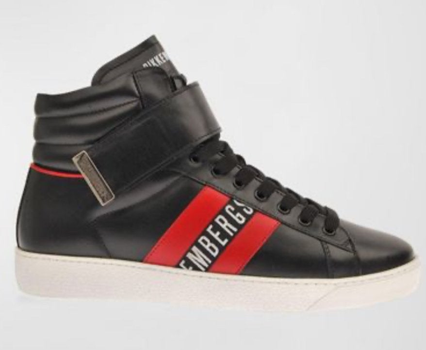 Nieuwe Bikkembergs lederen hoge sneakers maat 39 en 40, Bikkembergs, Zwart, Nieuw, Ophalen of Verzenden