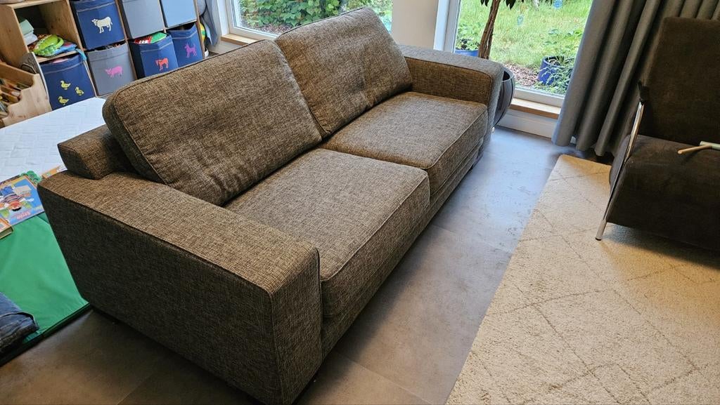 Comfortabele 2,5 -zitsbank in goede staat, Ophalen, Tweepersoons, 75 tot 100 cm, Zo goed als nieuw