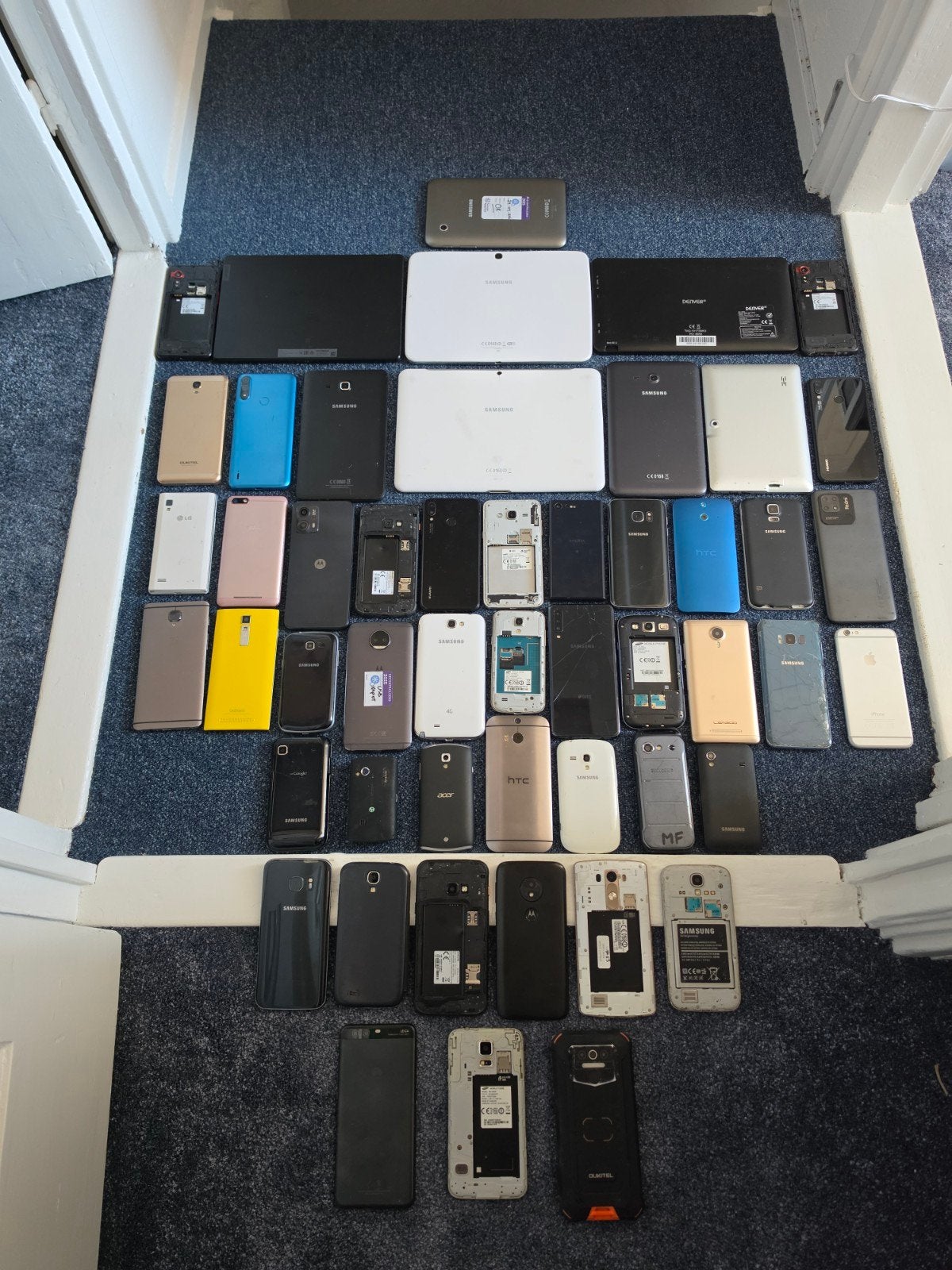 Grote partij smartphones en tablets, Telecommunicatie, Ophalen of Verzenden, Niet werkend, Overige typen, Samsung