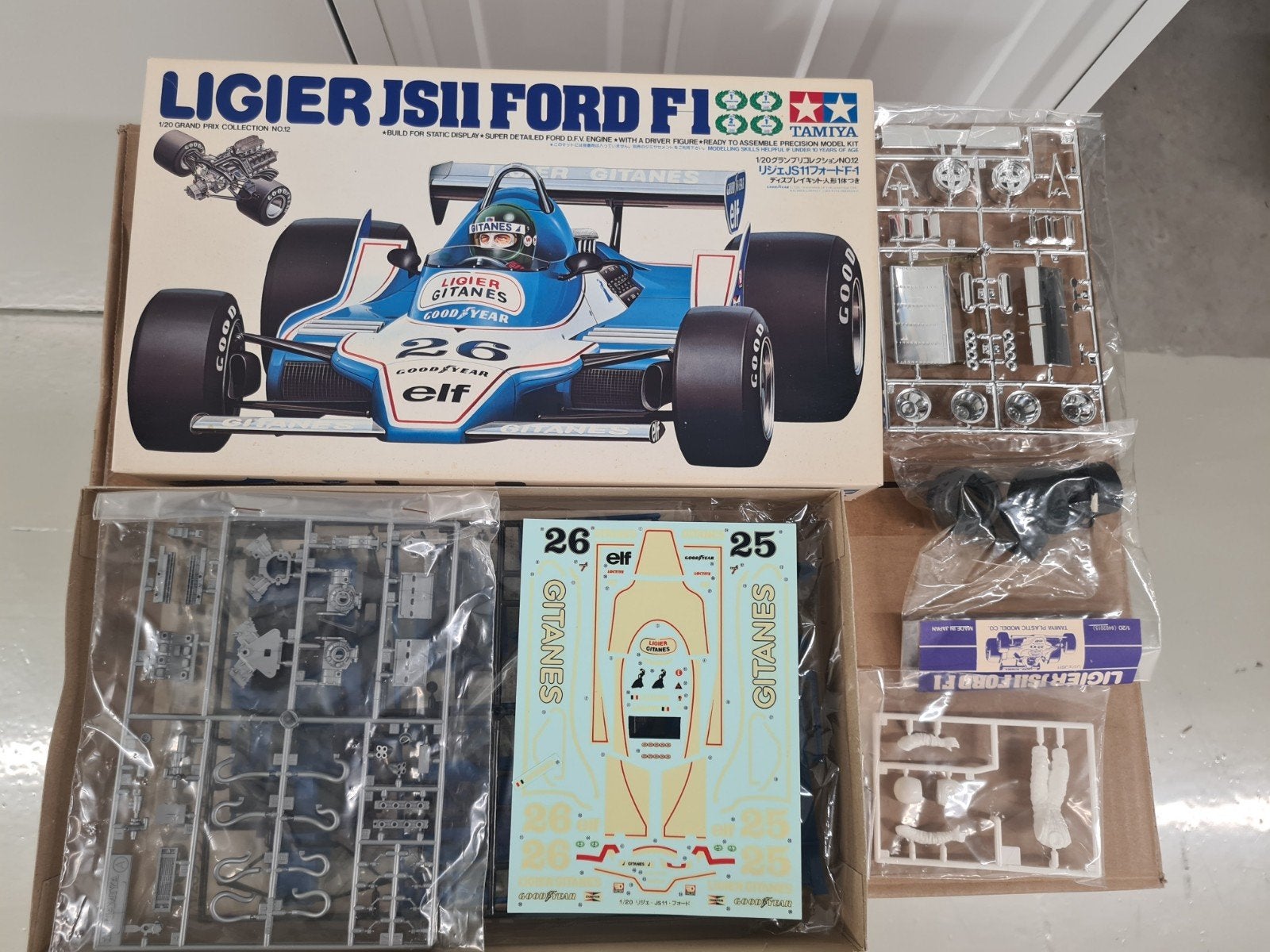 Tamiya Ligier F1, schaal 1/29, nieuw, Auto, Groter dan 1:32, Nieuw, Ophalen of Verzenden