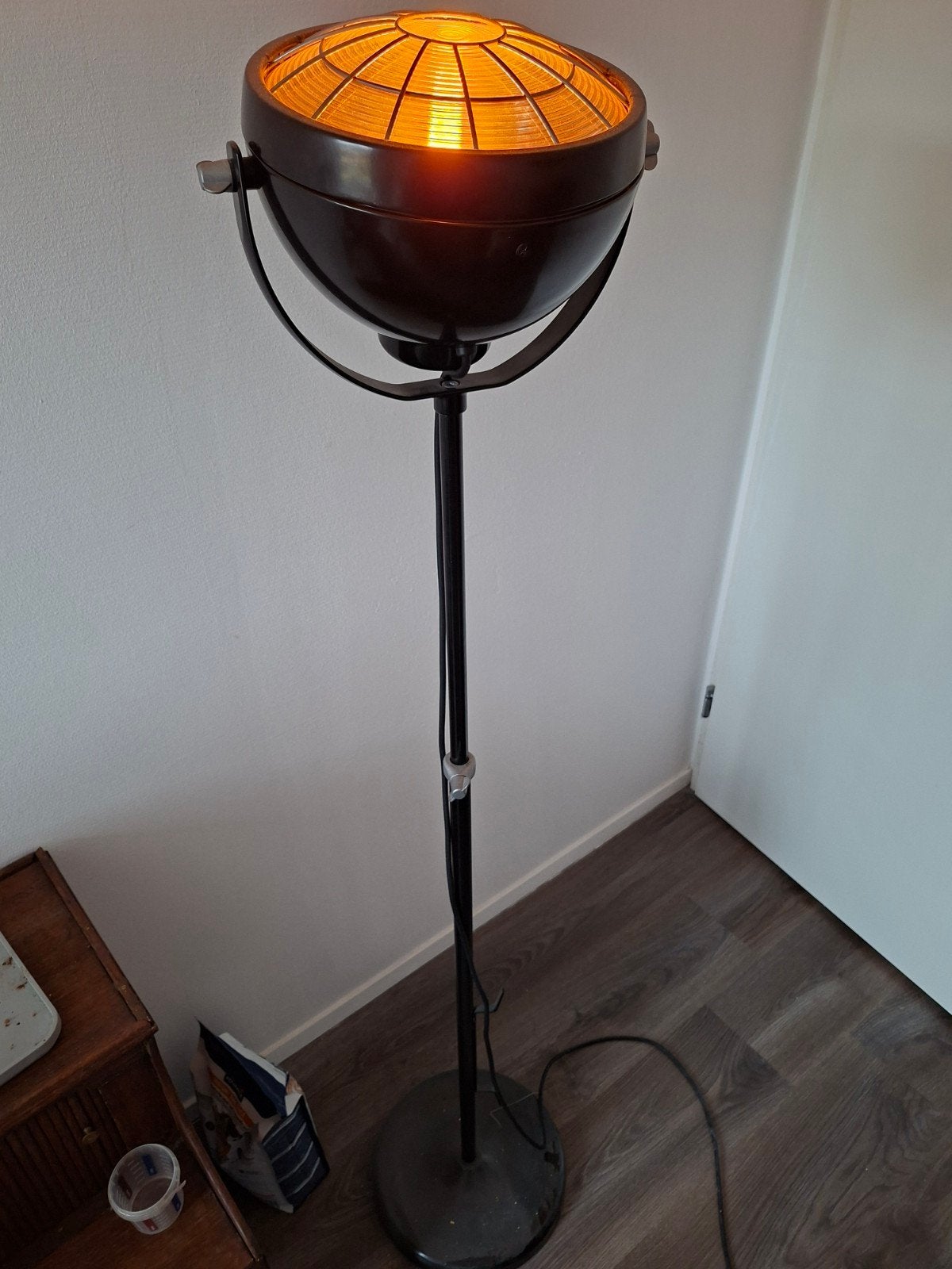 Mooie industriële staande lamp, Ophalen, Gebruikt, E27 (groot), 150 tot 200 cm