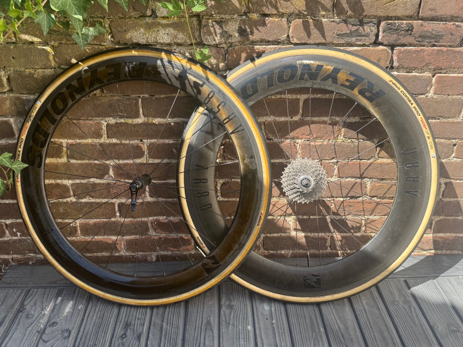 Reynolds AR wielset velgrem, Fietsen en Brommers, Fietsonderdelen, Racefiets, Zo goed als nieuw, Carbon, Ophalen
