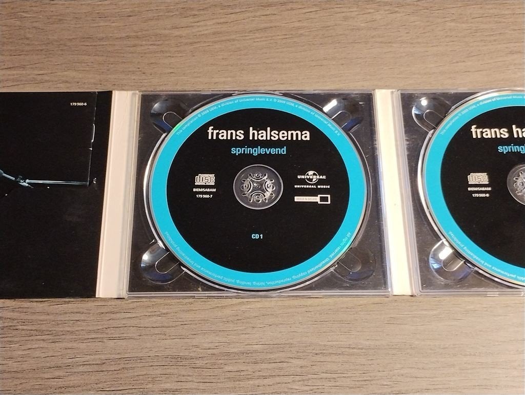 Frans Halsema – Springlevend [2 CD Digipack], Ophalen of Verzenden, Zo goed als nieuw, Levenslied of Smartlap