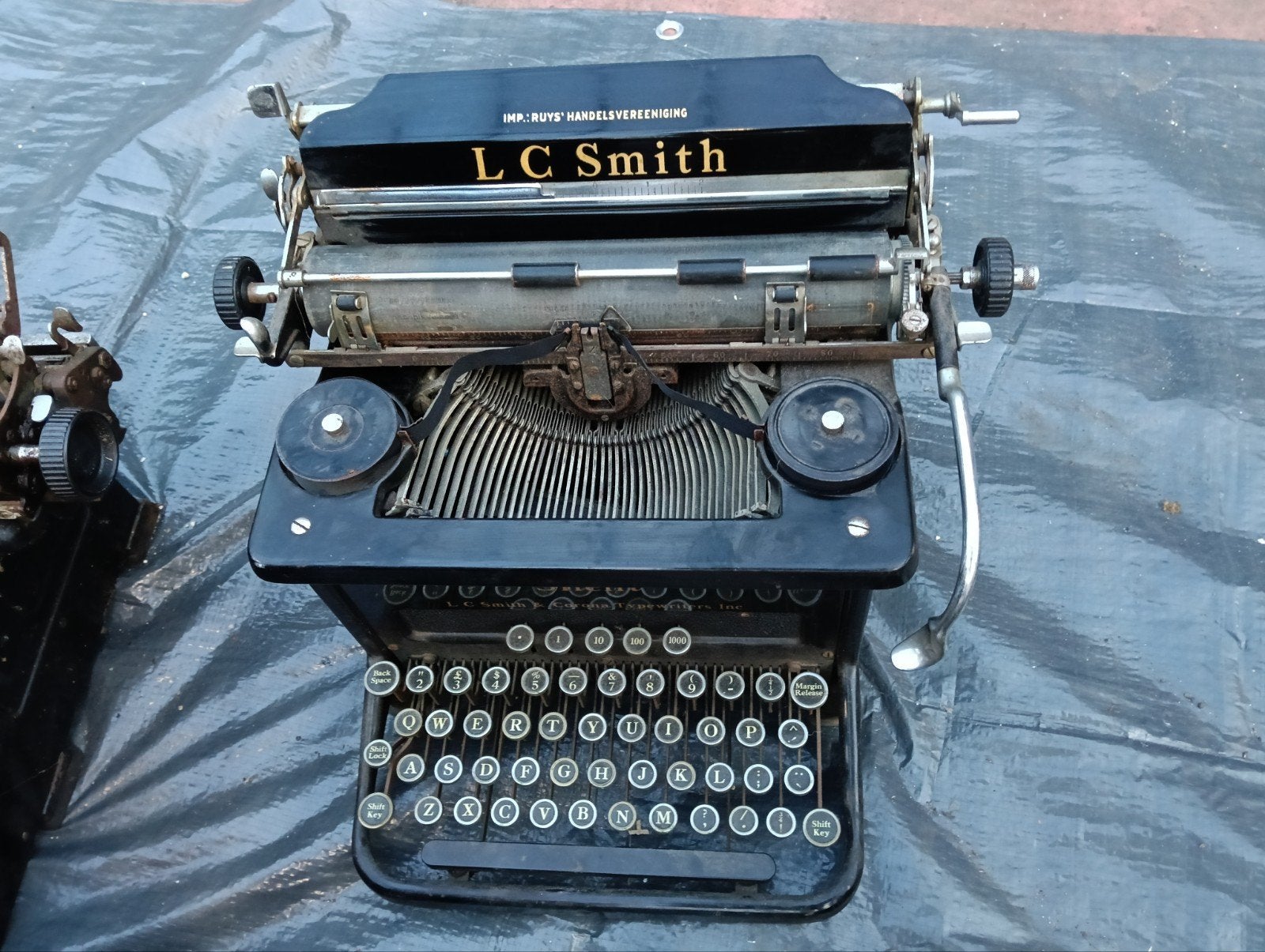 LC smith typemachine '30, Ophalen