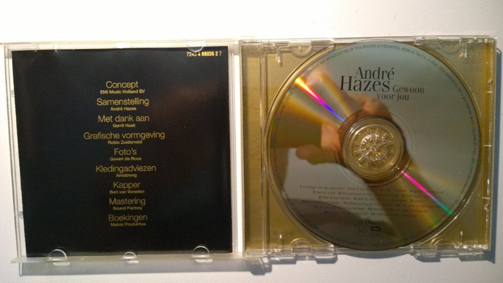 André Hazes - Gewoon Voor Jou, Ophalen of Verzenden, Zo goed als nieuw, Levenslied of Smartlap, Album