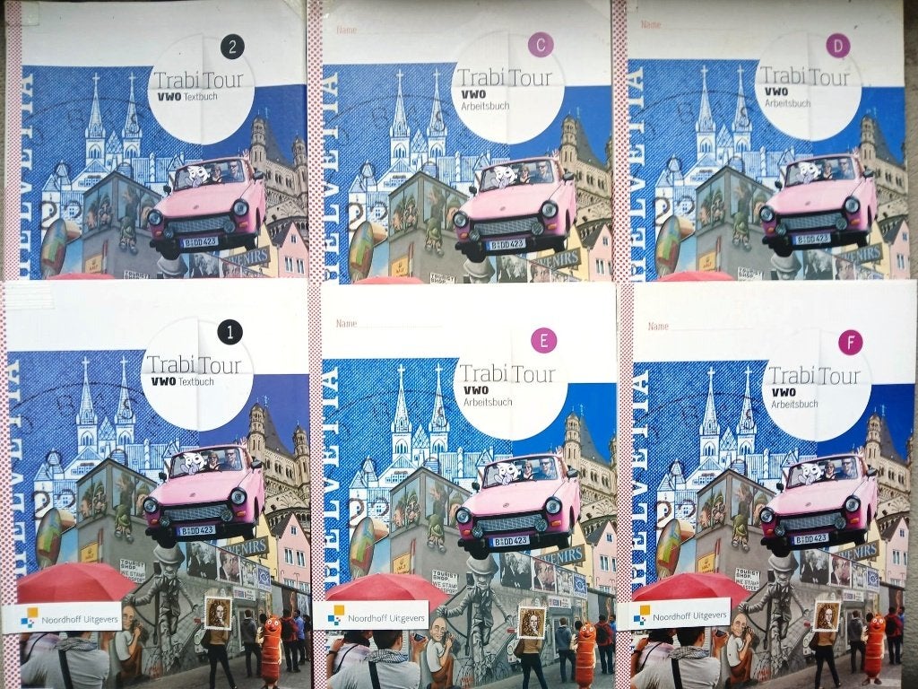 TRABITOUR 3e editie VWO DUITS Tekstboek 1+2 + Werkboek CDEF, Boeken, Gelezen, VWO, Noordhoff Uitgevers, Verzenden
