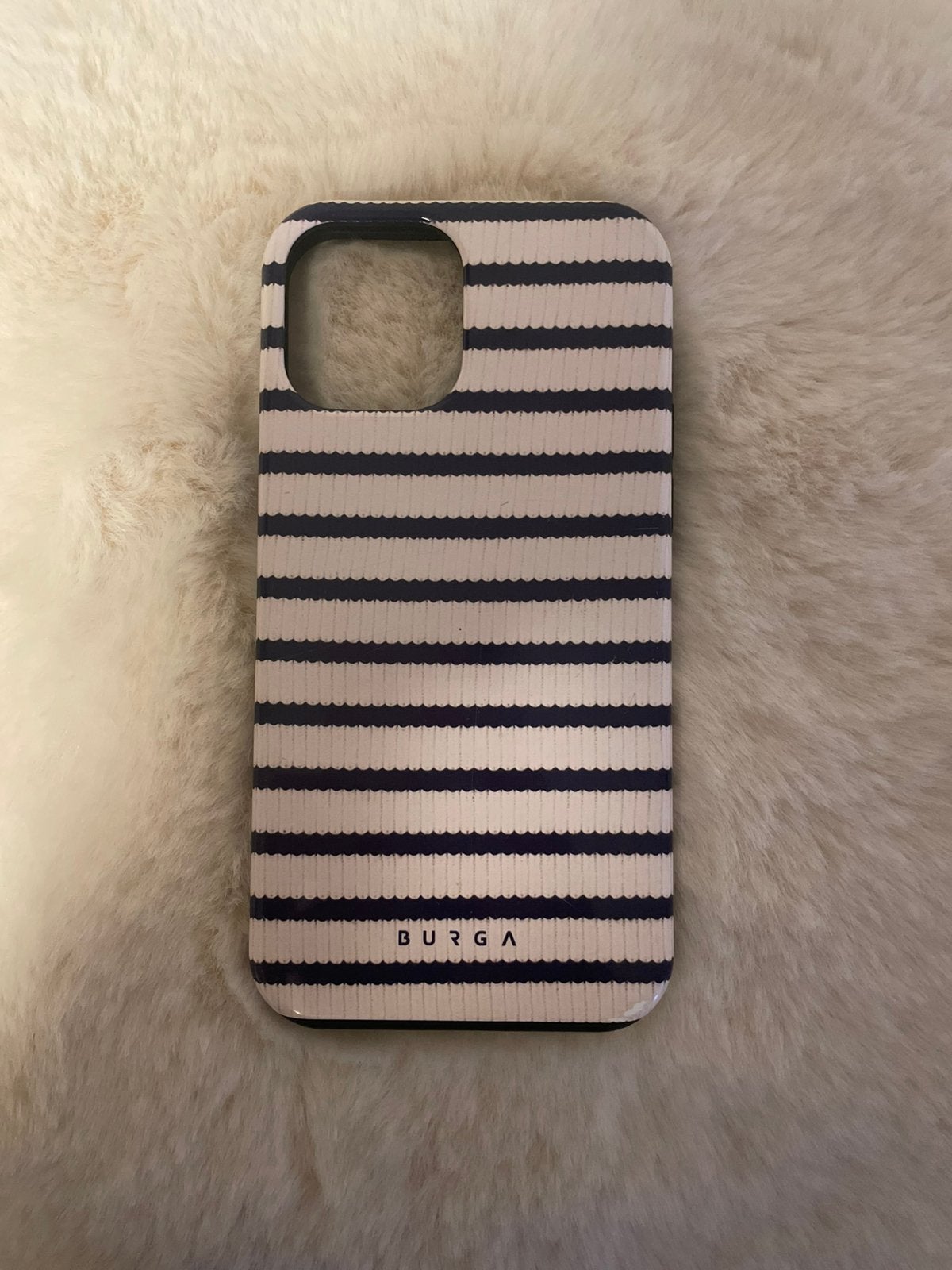 burga telefoonhoesje iphone 12, Kunststof, Gebruikt, Blauw, Hoesje of Tasje