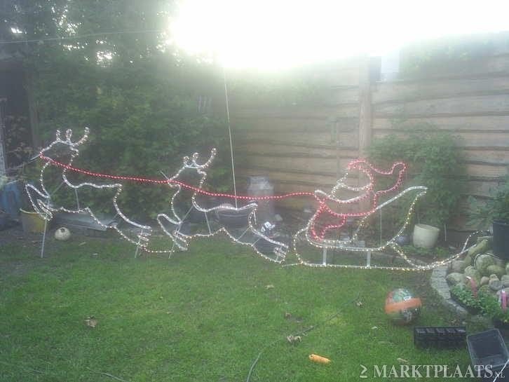 rendier kerst versiering, Ophalen