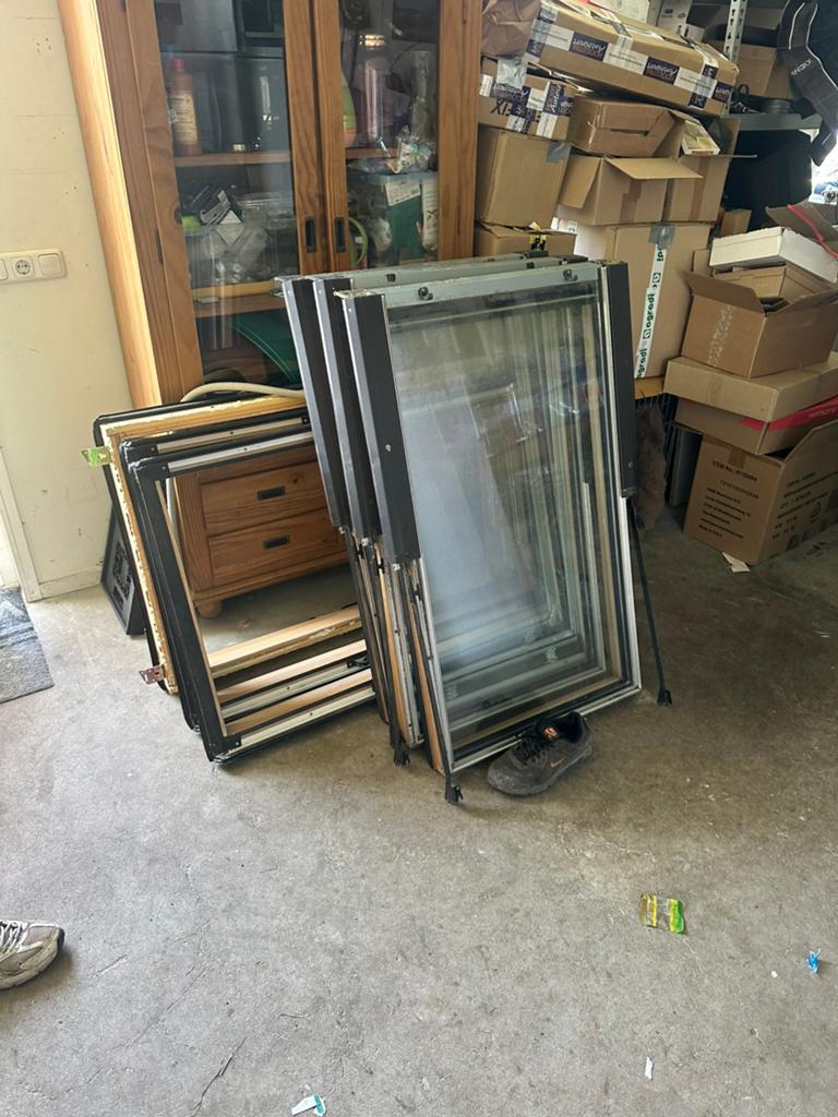 Dak raam compleet 3 stuks 110x66, Ophalen, Zo goed als nieuw, Minder dan 80 cm, Dakraam