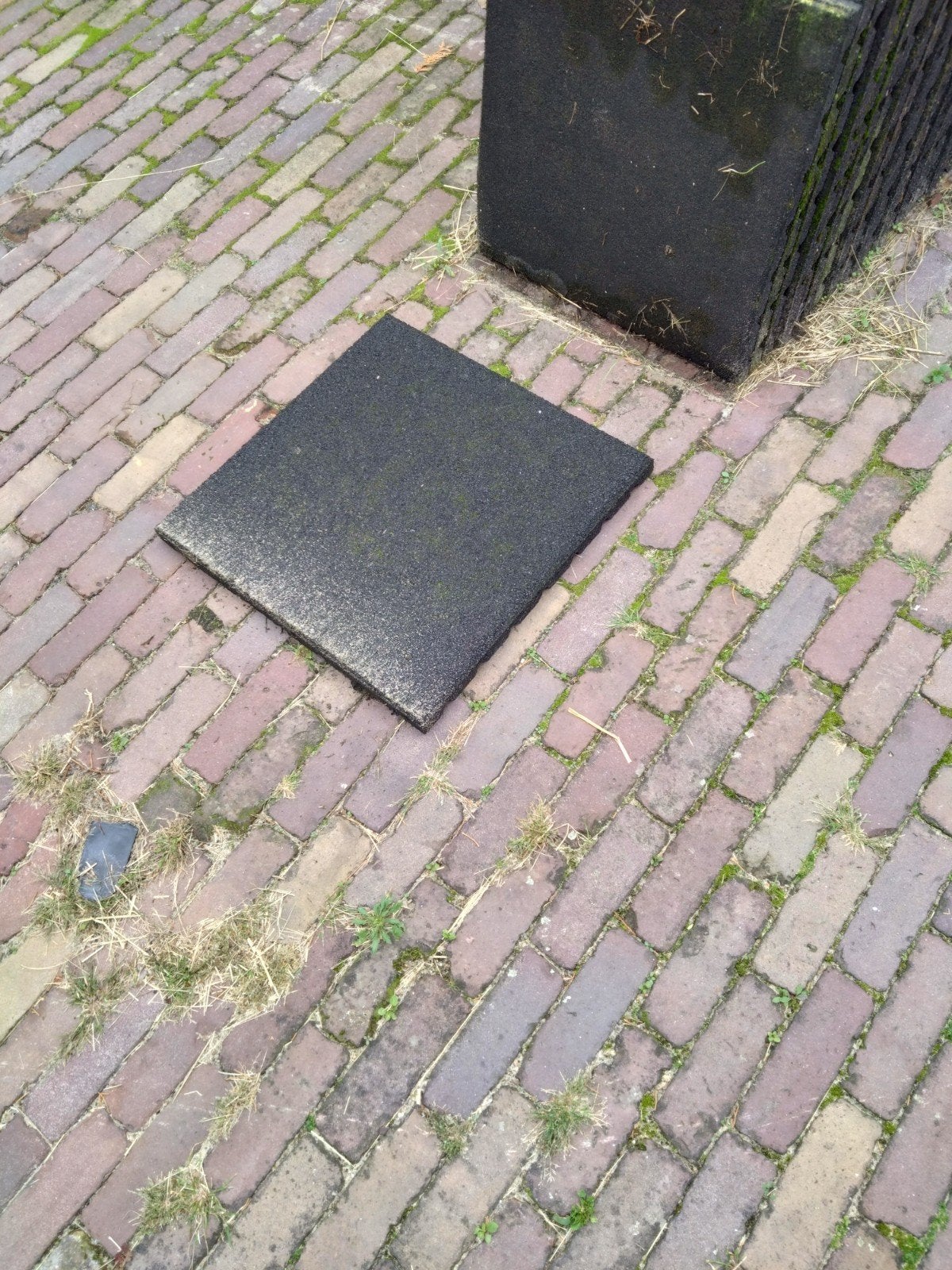 Rubberen terrastegels - Gebruikt, Ophalen, Gebruikt, Rubber, 5 tot 10 m²