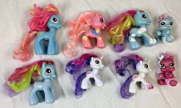 My Little Pony G3.5 verzameling 8 figuren Hasbro MLP set