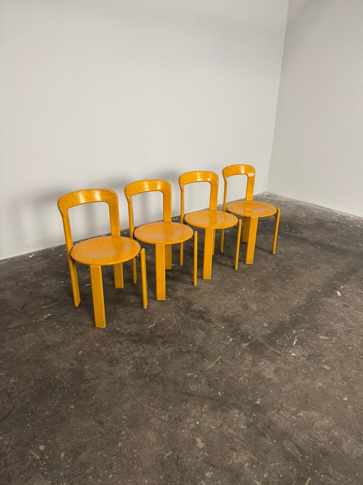 10 Bruno Rey Hay Kusch Co stoelen naturel, Huis en Inrichting, Stoelen, Ophalen, Bruin, Zo goed als nieuw, Eén