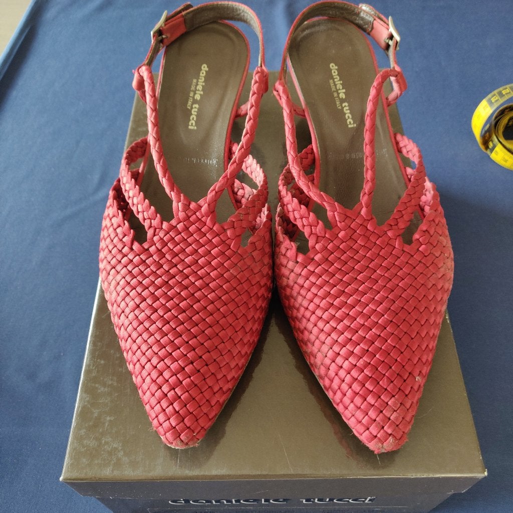 Dames schoenen, Verzenden, Sandalen of Muiltjes, Rood, Danielle Tucci
