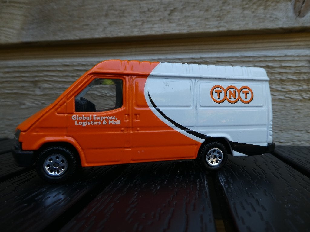 Ford=Transit schaal 1:32, Ophalen of Verzenden, Zo goed als nieuw, Auto, Corgi