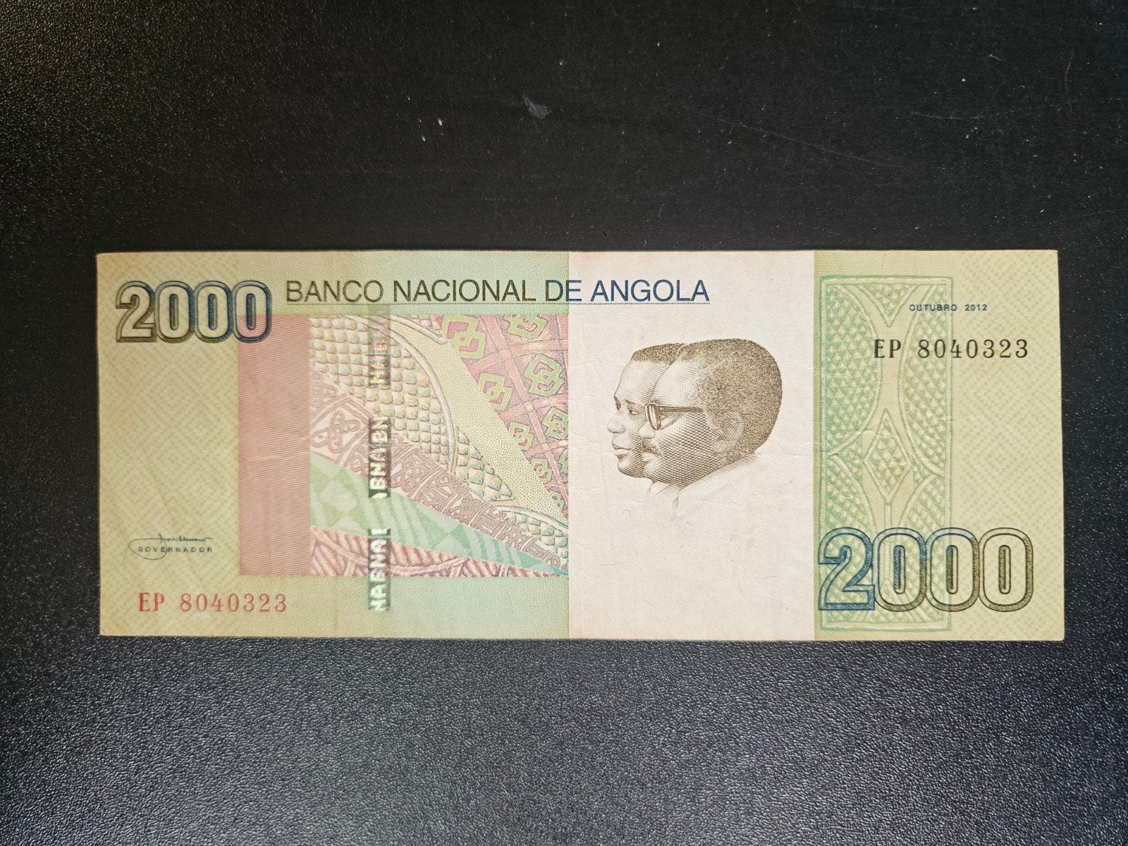 Angola pick 157 2012, Ophalen of Verzenden, Overige landen, Los biljet