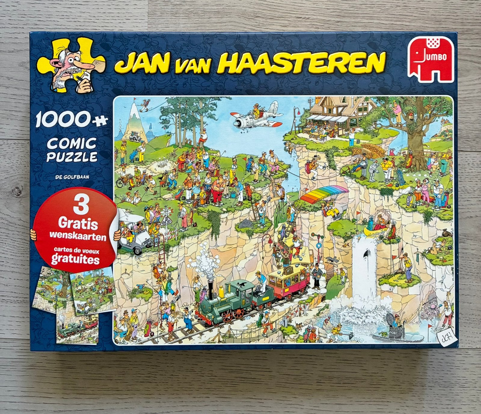 De golfbaan 1000 stukjes., Ophalen of Verzenden, 500 t/m 1500 stukjes, Zo goed als nieuw