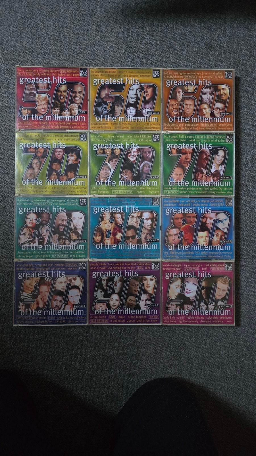 verzamelalbums 50-60-70-80-90, Cd's en Dvd's, Ophalen, Gebruikt, Pop, Boxset