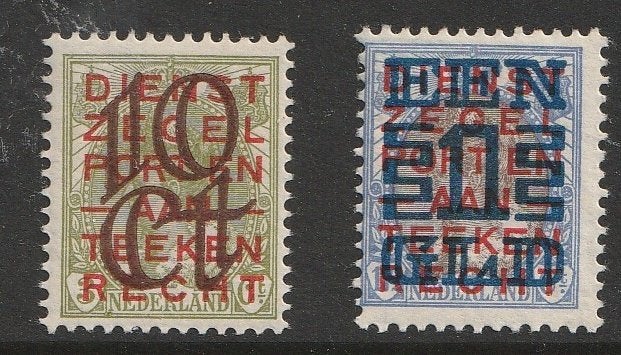132-133 1923 Opruimingsuitgifte MNH, Postzegels en Munten, Ophalen of Verzenden, T/m 1940, Postfris