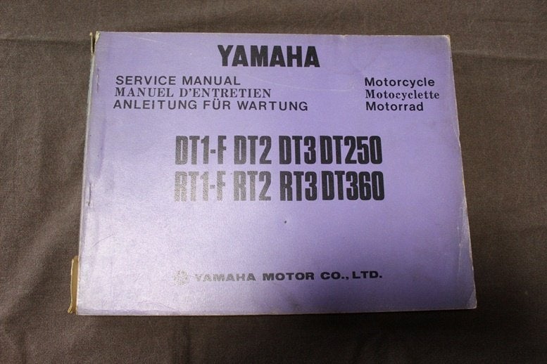 Yamaha DT1 DT2 DT3 DT350 RT1 - RT3 RT360 1973 service manual, Ophalen of Verzenden, Yamaha