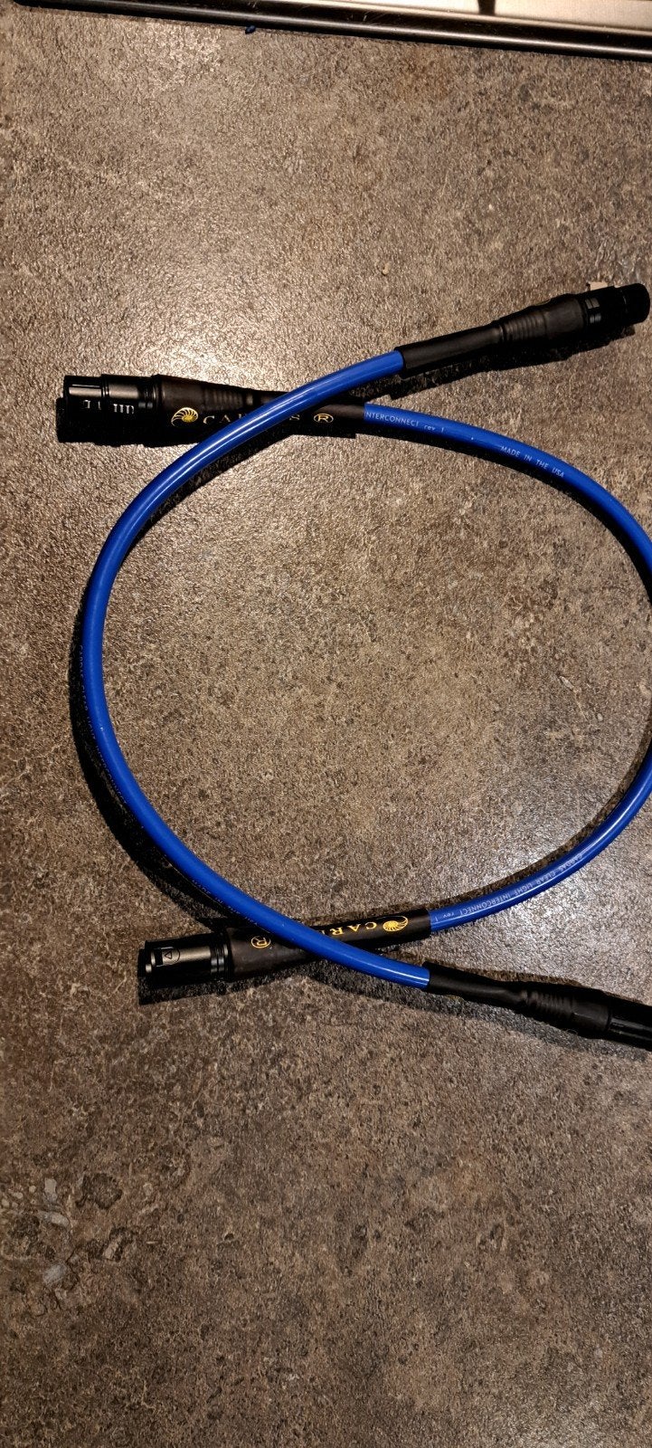 CARDAS CLEAR XLR set interlinks 0,6m lang@@ Ruil mogelijk @@, Ophalen of Verzenden, Zo goed als nieuw, Minder dan 2 meter, Interlink-kabel