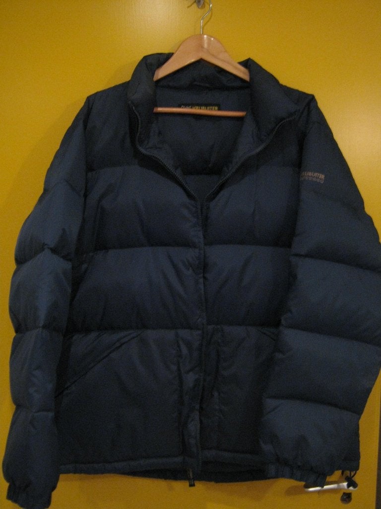 Warme Donzen Jas, Vrijbuiten Outdoor, prima jas voor H/D, Kleding | Heren, Maat 52/54 (L), Blauw, Nieuw, Ophalen of Verzenden