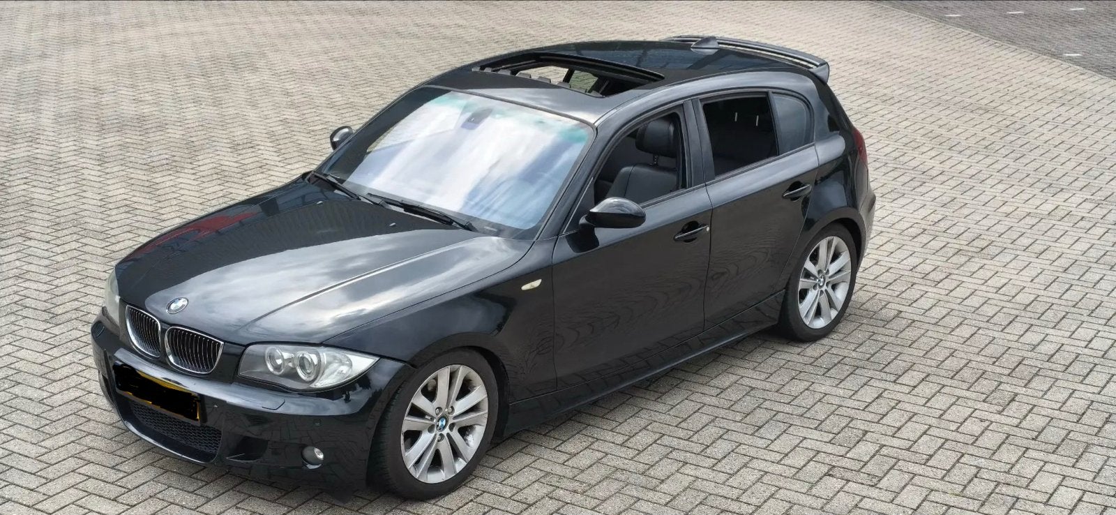 BMW 130i E87 Zwarte Hemel - 1 Serie 116i, 120d, Ophalen, Gebruikt, BMW