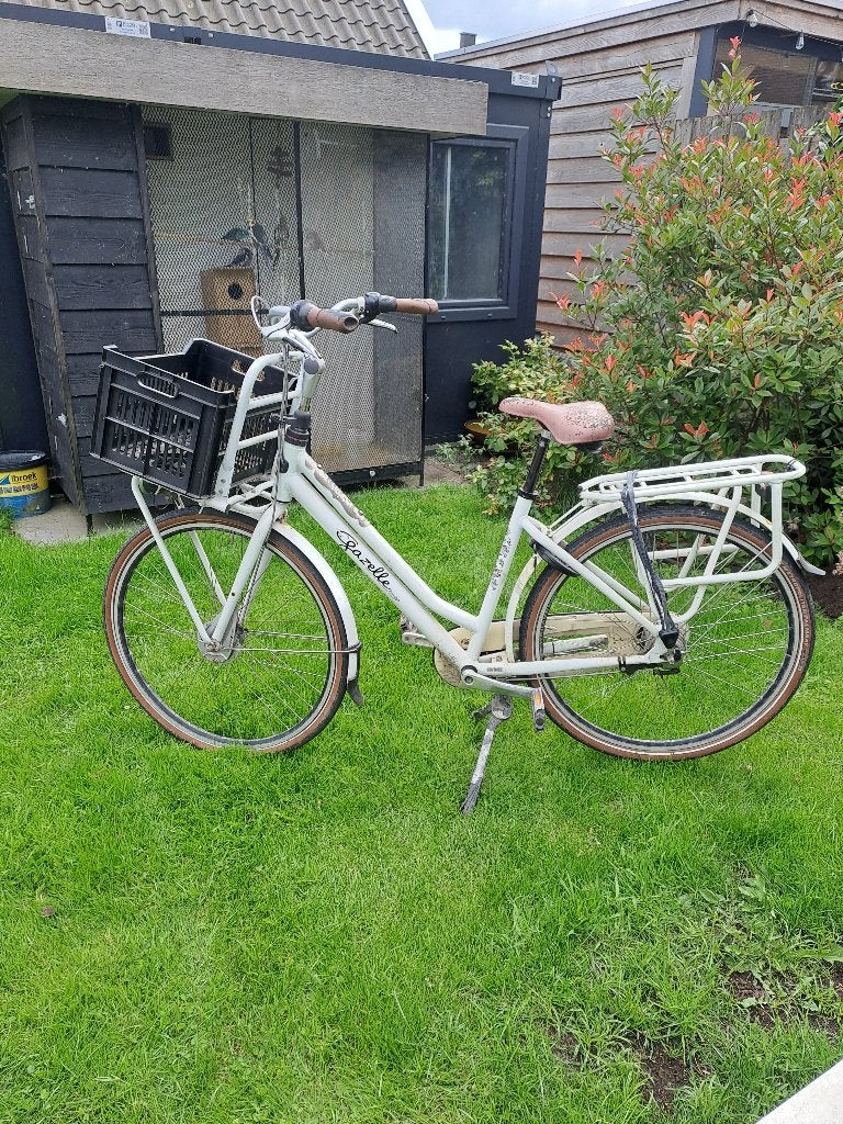 Witte gazelle damesfiets, Fietsen en Brommers, Ophalen, Gebruikt, 47 tot 50 cm, Versnellingen
