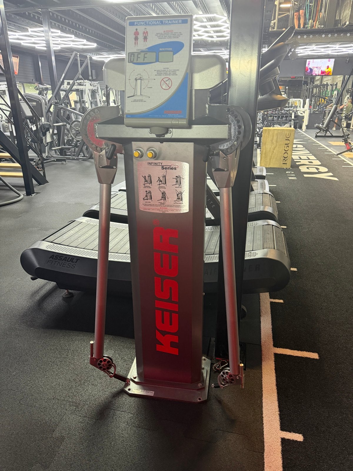 Keiser functional trainer inc compressor, Ophalen, Krachtstation, Armen, Zo goed als nieuw