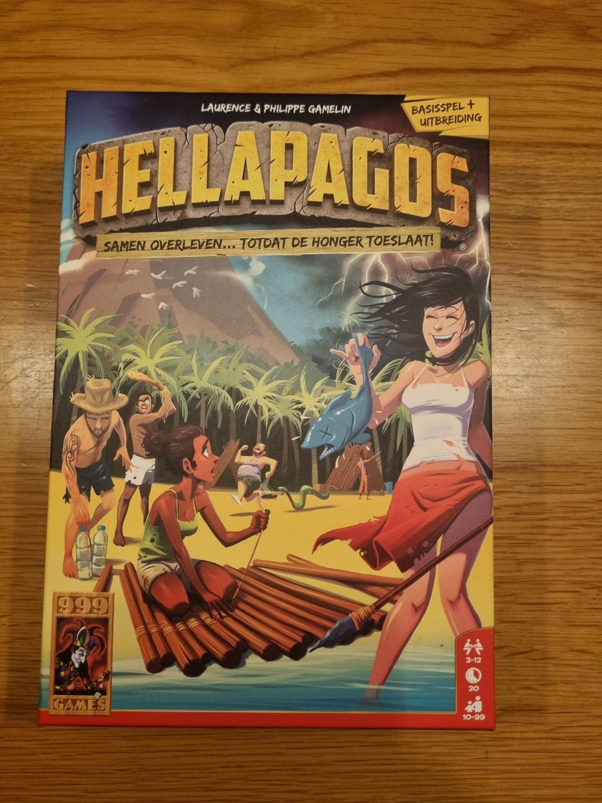 Hellapagos inclusief uitbreiding, Hobby en Vrije tijd, Gezelschapsspellen | Bordspellen, Vijf spelers of meer, Ophalen of Verzenden