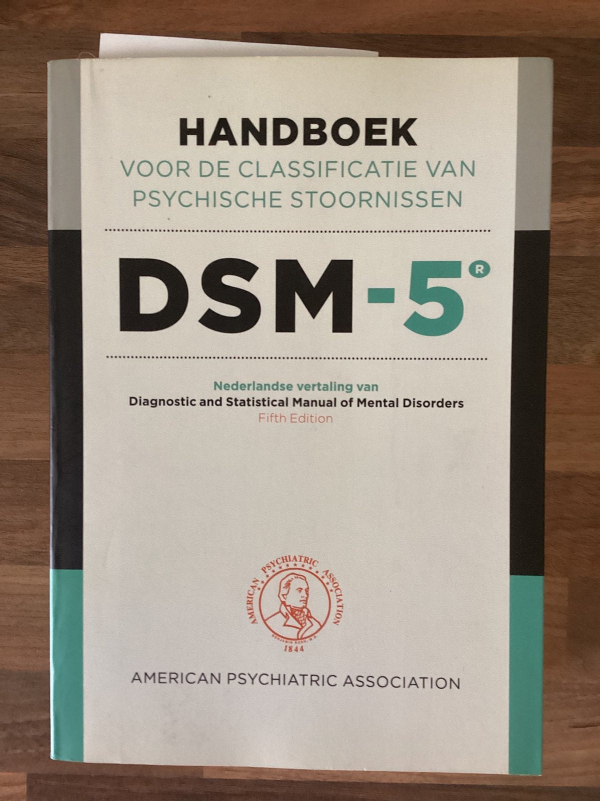DSM 5 - American Psychiatric Association - NL vertaling, Boeken, Psychologie, Ophalen of Verzenden, Zo goed als nieuw