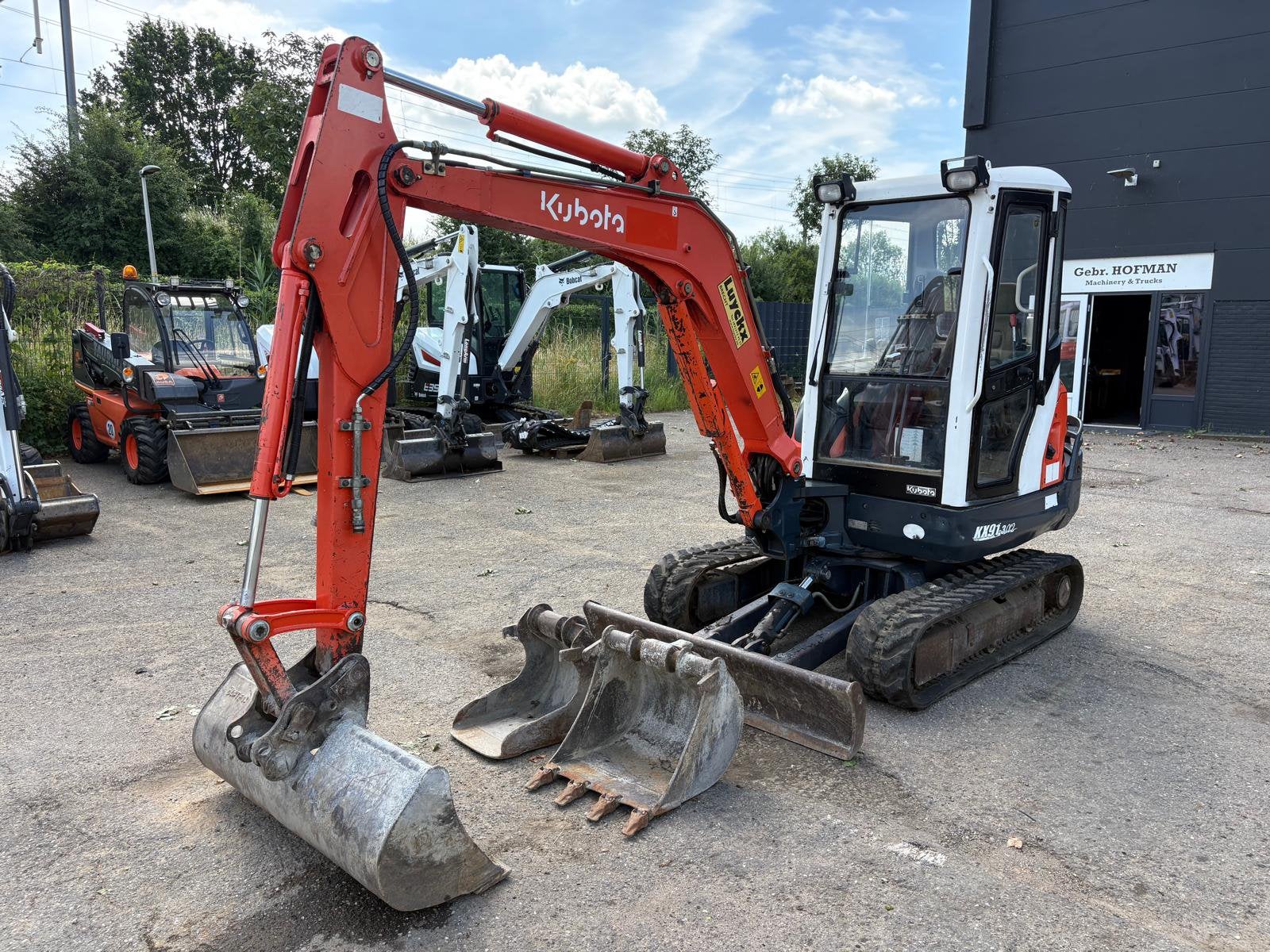 Kubota KX91-3@2 Minigraver TOP MACHINE!!!, Ophalen, Graafmachine