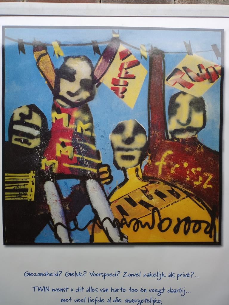 Herman Brood tekening, Ophalen