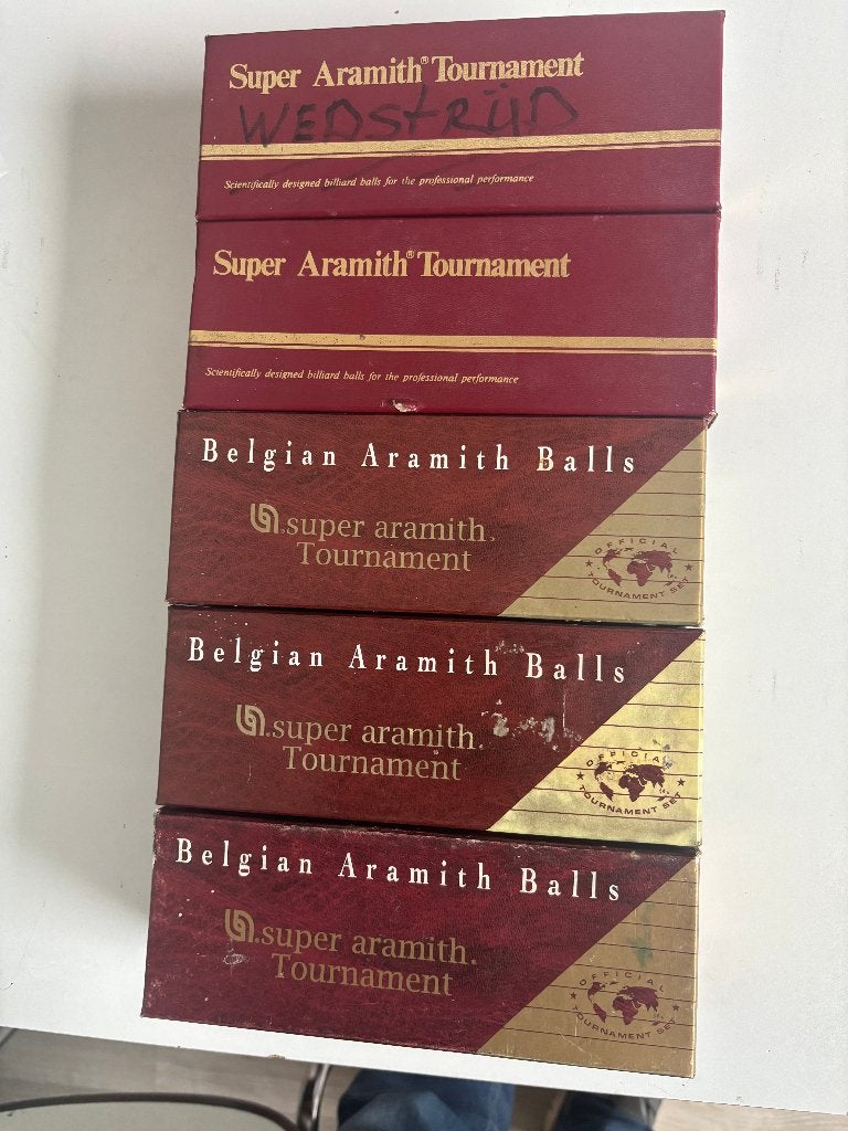 Aramith biljartballen, Sport en Fitness, Ophalen of Verzenden, Gebruikt, Keu of Ballen