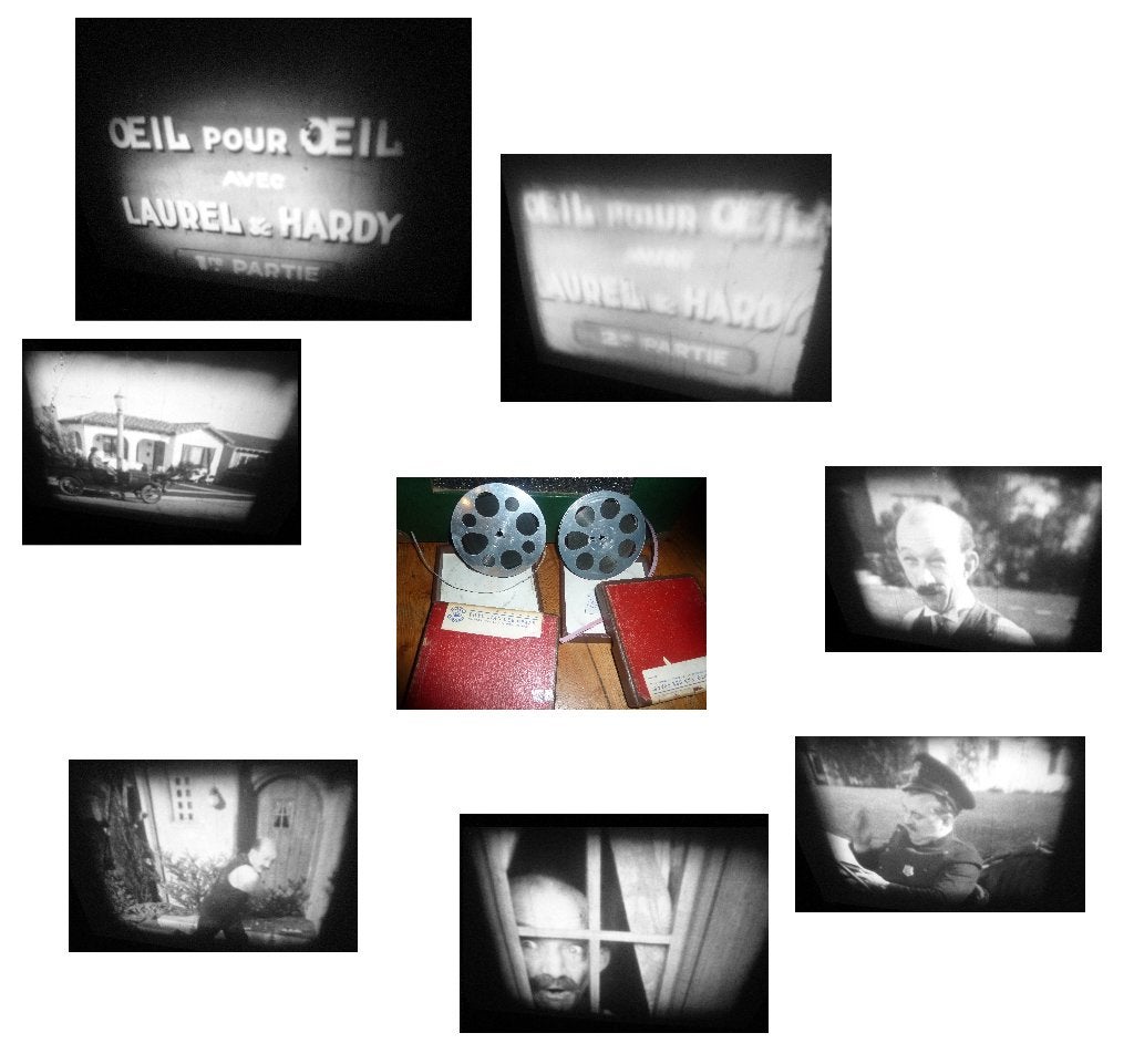 8mm film Laurel + Hardy - Big Business - 1929 - silent N8, Ophalen of Verzenden, 8mm film