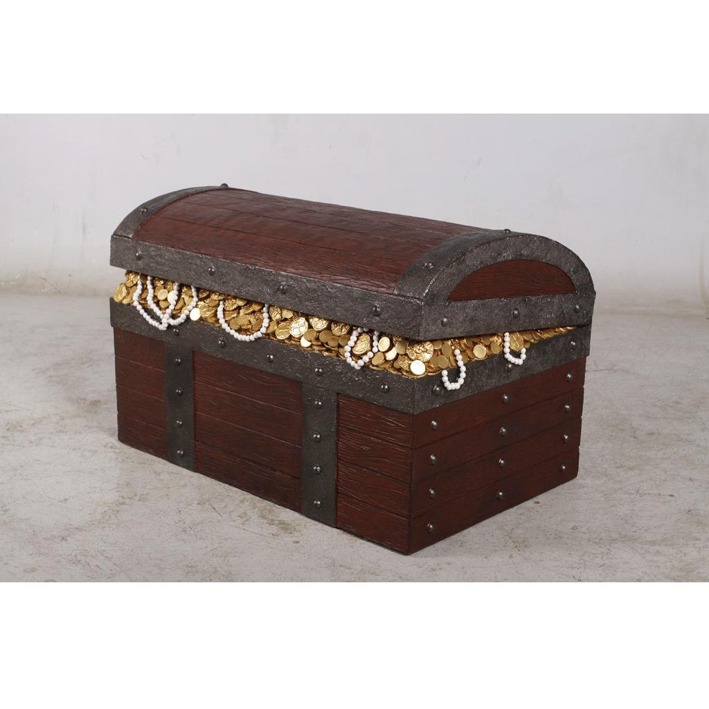 Pirate Treasure Coffer – Piraat Schatkist 97 x 71 x 75 cm, Ophalen, Minder dan 50 cm, 50 tot 100 cm, HorecaBeelden