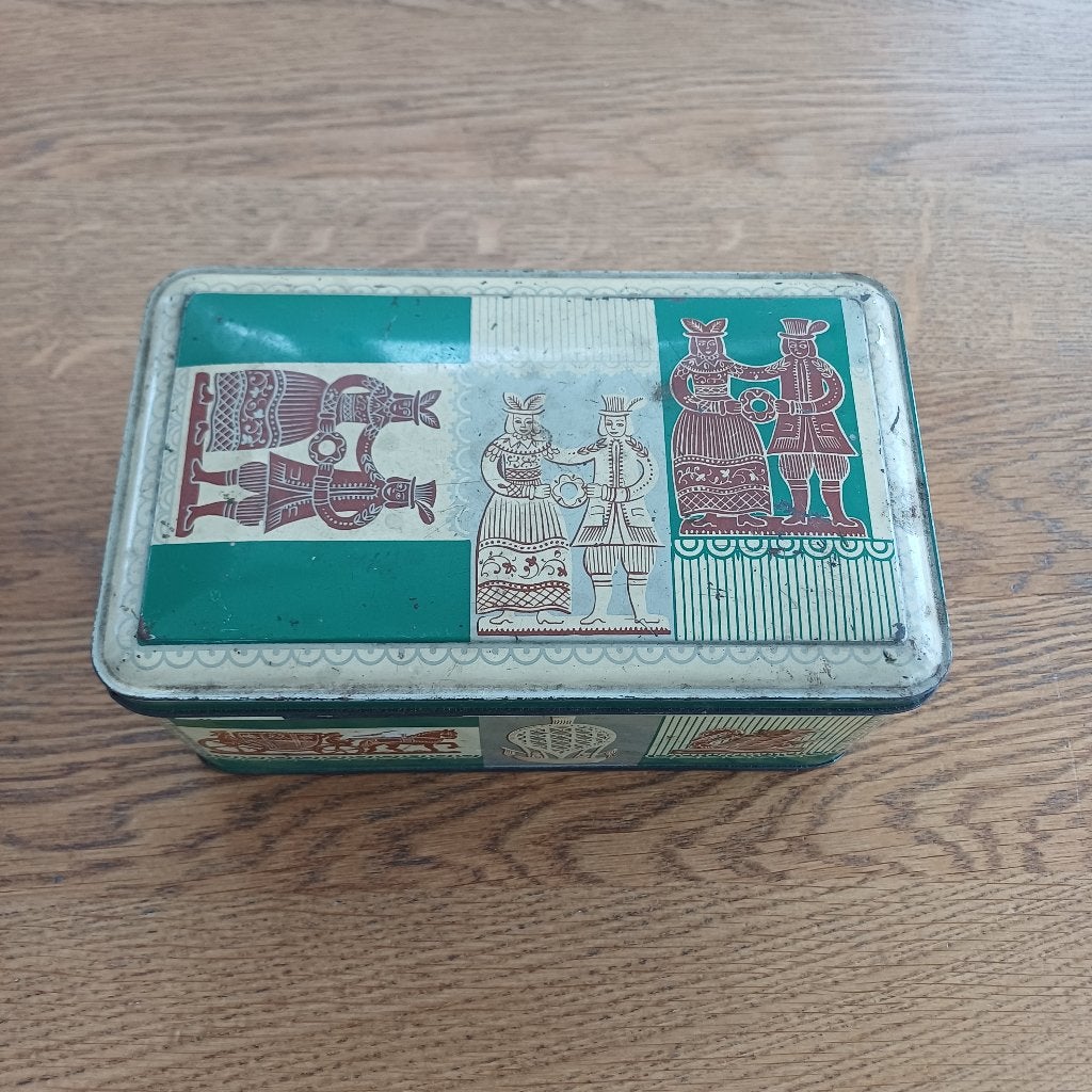 Speculaasblik De Spar, Ophalen of Verzenden, Gebruikt, Koek(jes), Overige merken