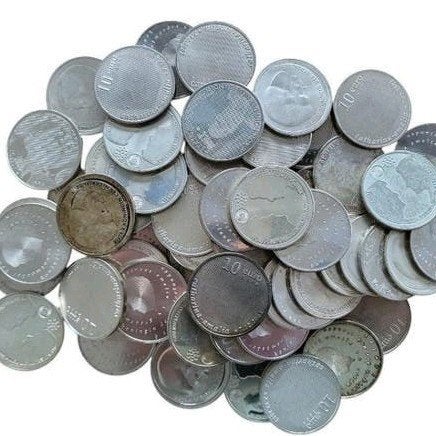 Nederland ruime 1 kilo zilveren 10 Euromunten