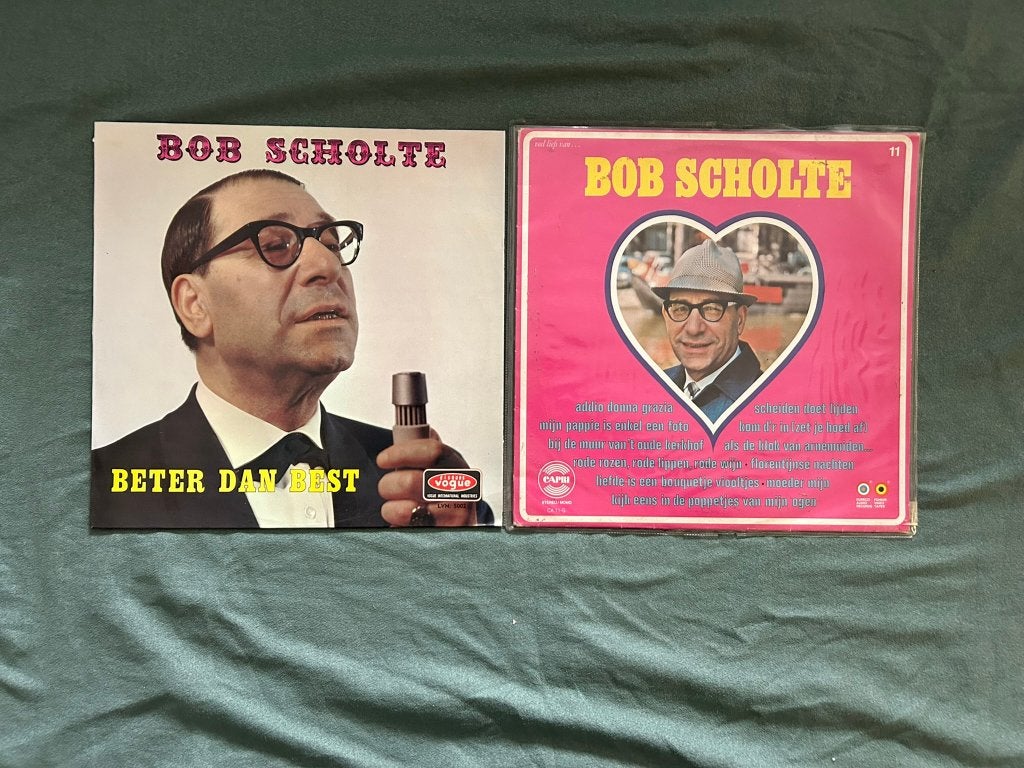 2 LP's Bob Scholte (ook per stuk te koop), LP, Gebruikt, Ophalen of Verzenden, Levenslied of Smartlap
